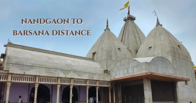 nandgaon to barsana distance