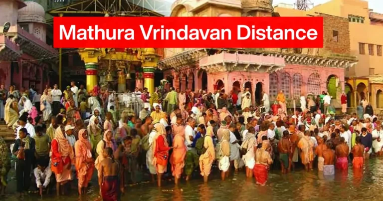 _Mathura Vrindavan Distance