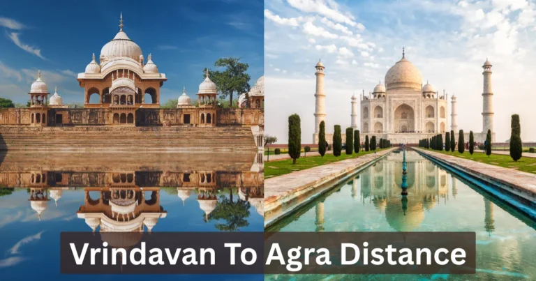 Vrindavan to Agra distance
