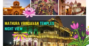 Mathura Vrindavan Temples Night View