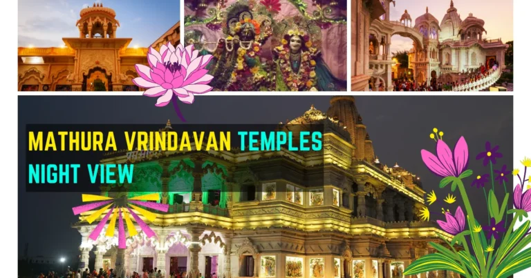 Mathura Vrindavan Temples Night View