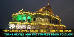 Vrindavan Temple Night View