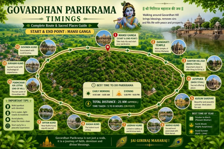 Govardhan Parikrama Timings